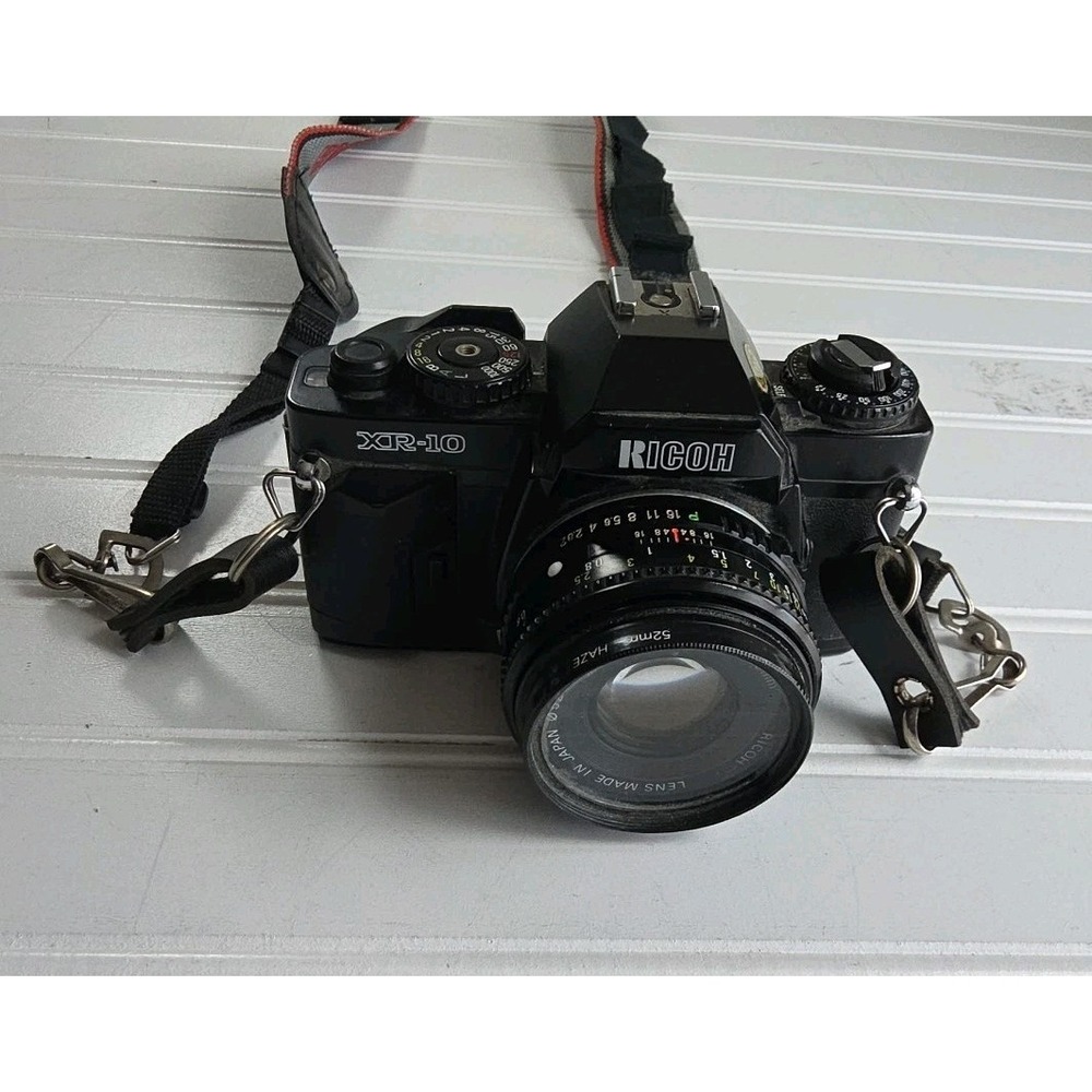 Vintage 1980s Ricoh XR-10 35mm Film SLR Camera Pentax K Mount UNTESTED